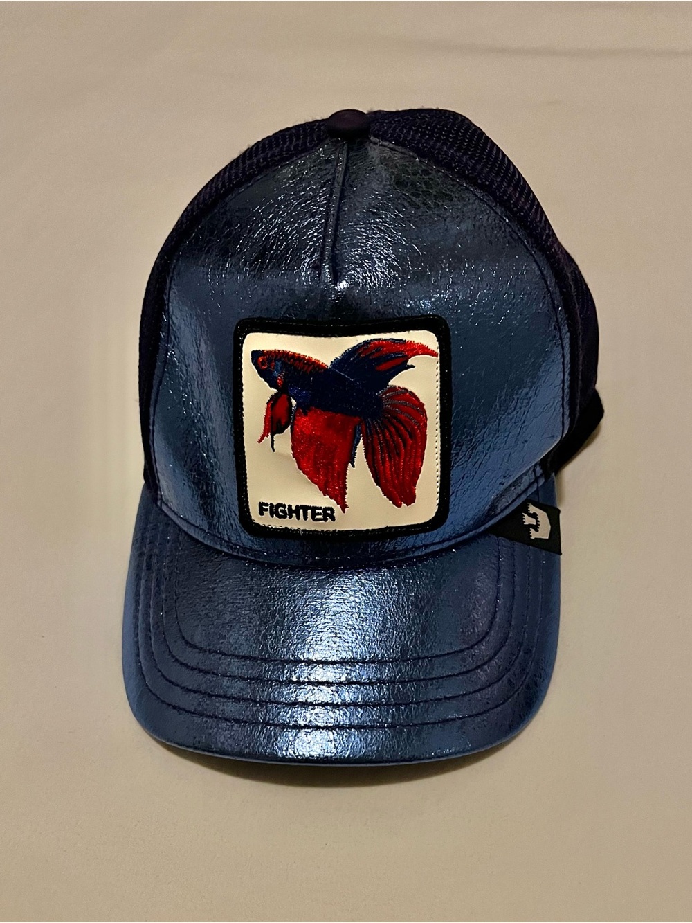Goorin Bros Blue Fighter Fish Trucker Hat
